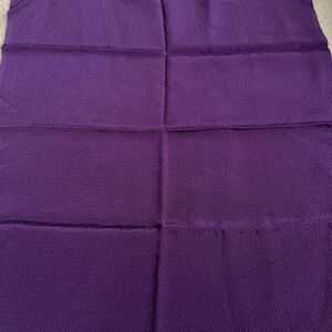 みさと織　ふくさ　風呂敷　絹25% 紫　45センチ