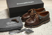 【極美品/付属品完備】PARABOOT x Ermenegildo Zegna Mirabeau 38(パラブーツ ゼニア ミラボー ミカエル Chambord REIMS Avignon Michael)_画像1