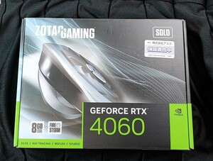 ZOTAC GAMING GeForce RTX 4060 8GB SOLO ZT-D40600G-10L