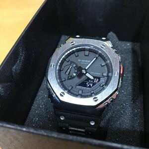 本体付き GA-2100 GA-2110メタル カシオーク カスタム Gショック G-SHOCK