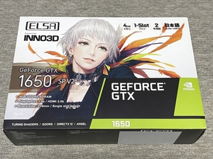 ELSA GeForce GTX1650 SP V2 GD1650-4GERSP2CS 美品