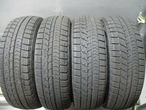 BN399 中古タイヤ スタッドレス 155/65R14 バリ山 冬4本価格！ブリヂストン VRX 2020年製 法人宛/営業所止め送料無料