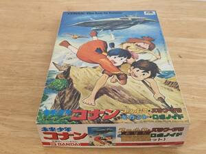 22.バンダイ(約10cm) 未来少年コナン ファルコ,バラク－ダ号, ギガント,ロボノイド