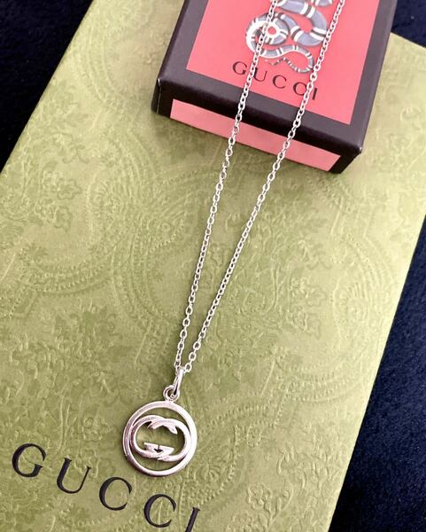 【即決/送料込み】GUCCI/グッチ ドッピアG/Gロゴ/GGモチーフ ネックレス/ペンダント