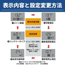 ソーラー チャージ チャージャー 30A 12V/24V コントローラー バッテリー 充電 USB LCD液晶 太陽光 充電制御 安全 キャンピングカー _画像6