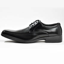 ビジネスシューズ メンズ スワールトゥ 紳士靴 黒 靴 革靴 新品 軽量 25.0cm_画像2