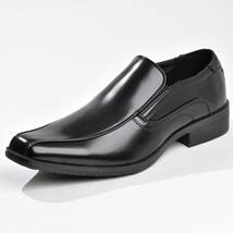 ビジネスシューズ メンズ ローファー 黒 靴 革靴 新品 仕事 柔らか 軽量 28.0cm_画像2