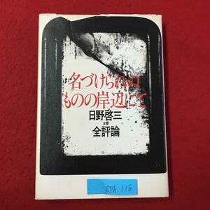 S7h-116 名づけられぬものの岸辺にて 1984年1月15日初版発行 著者/日野啓三 廃墟論 悪夢の彼方 空虚について 夢見る力 不毛から創造 