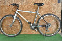 :oldMTB ブリヂストンBS WILDWEST WTE423S クロモリラグフレーム サンツアーコンポ　3×7　WOLBER SANSHIN 91年製: _画像8