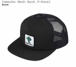 【送料無料 ゆうパック】SUPREME CAMACHO MESH 5 PANEL CAP シュプリーム キャップ 帽子 カマチョ 2023FW week17 ボックスロゴステッカー付