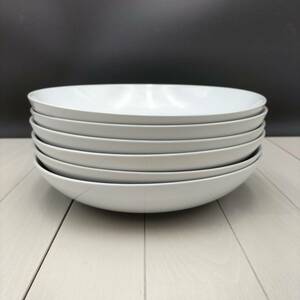 (B-2312TW1)*IKEA* Ikea * plate *6 пункт *Φ24cm×H5cm* белый * керамика производства *