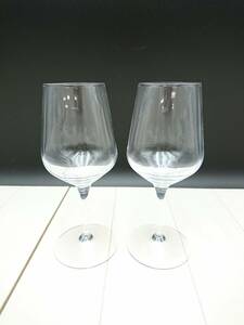 (L-2312TW28)#boru Mio Lilo ko# wine glass #2 point #Φ7.5cm×H16cm# clear # glass made #