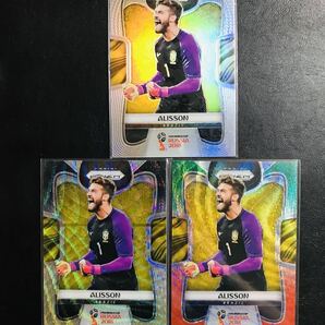 Alisson / 2018 PANINI PRIZM WORLD CUP SOCCER Parallel ×3 Silver パラレルカード 3枚！ アリソン ブラジル代表 リバプールの画像1