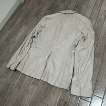 ☆JILSANDER 2way テーラード ジャケット カシミヤ 絹 シルク レディース サイズ38 アウター ベージュ 生成り 無地 ジルサンダー 古着 USED_画像4