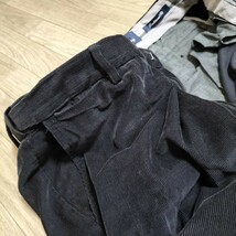 ★LANDS'END Classic Clothing コーズ コーデュロイ パンツ スラックス ボトムス ブラック 黒 メンズ W88 ランズエンド ブランド古着 USED_画像6