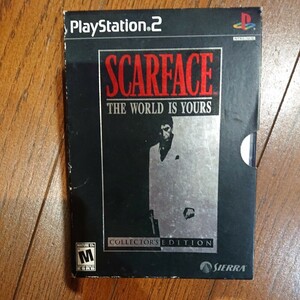 PS2 北米版 スカーフェイスコレクターズエディション版ケース、DVDのみ。