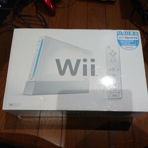 Wii 北米版 Wii本体箱説付きRVL-001(USA)おまけソフト付き。