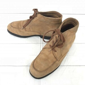  Tod's /TOD'S*n back original leather short boots [25.0-25.5 degree / light brown ]U chip *WB15-3