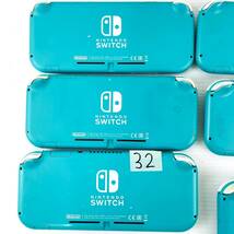 ★32【通電確認済／10台セット！】Nintendo Switch Lite 本体 スイッチ ライト HDH-001 ターコイズ ブルー 青 水色 ニンテンドー 任天堂_画像8