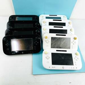 ★15【ジャンク／9台セット】任天堂 Wii U GamePad ゲームパッド WUP-010 (JPN) シロ shiro ホワイト 白 クロ kuro ブラック 黒 Nintendo 