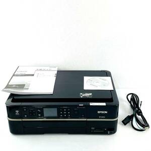 ★61【通電OK】EPSON EP-802A C391A カラリオ colorio プリンター プリンタ インクジェット 複合機 6色染料 無線LAN エプソン 印刷機