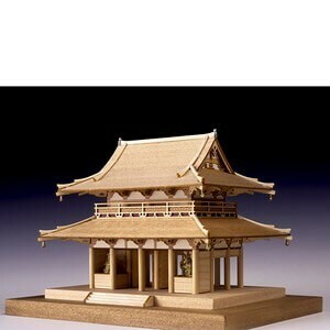 ウッディジョー木製建築模型1/150法隆寺中門