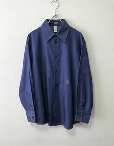 90's ITALY製 GIANNI VERSACE VINTAGE SHIRT ジャンニ ヴェルサーチ ビンテージ メンズ 長袖 ドレス シャツ 紫 ベルサーチ メデューサ