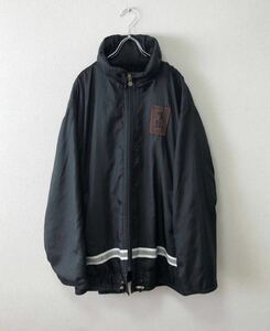 80's ITALY製 FENDI VINTAGE JKT イタリア製 フェンディ ビンテージ メンズ ズッカ柄 ナイロン トラック ジャケット 黒 ブルゾン 90s 