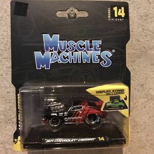 1971 シボレー カマロ ADVAN 1/64 マッスルマシーンズ MUSCLE MACHINES maisto