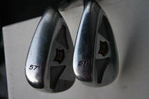 ★中古品★Taylor Made テーラーメイド XR FORGED 51° 57° 2本セット 純正DG ウェッジフレックス_画像7