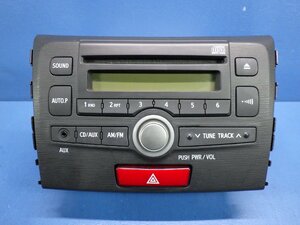 ムーブ X 純正 CDデッキ 86180-B2620 CQ-JD80J04D ステー付き オーディオ H22年 LA100S LA110S