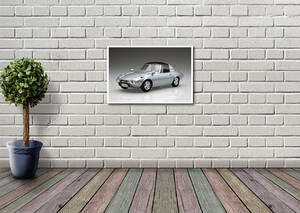 新品 トヨタ S800 ヨタハチ タペストリー ポスター /174/ 映画ポスター 壁 ガレージ装飾 フラッグ バナー 看板 旗 テーブルクロス