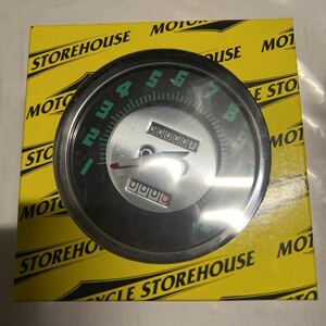 940398 Motorcyclestorehouse ハーレーメーター　48-67FL グリーンフェイス　1:1 マイル