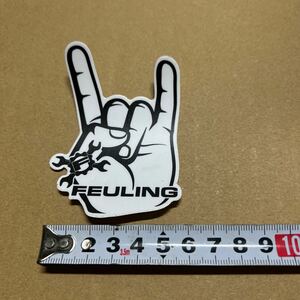 ハーレー　FEULINGステッカー　指　12/26