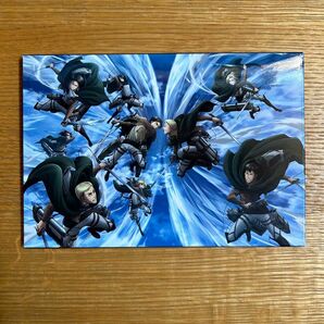 進撃の巨人展FINAL 8連ポストカード(アニメ)描き下ろし　【おまけ付き】
