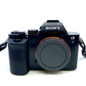 通電のみ確認済み ジャンク品 SONY α7 ボディ ILCE-7 デジタル ミラーレス 一眼 カメラ ソニー(Y1216_2)