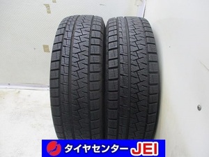 185-65R15 9分山 ピレリ アイスアシンメトリコ 2019年製 中古スタッドレスタイヤ【2本】送料無料(S15-6928）