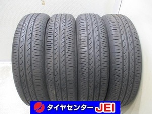 155-80R13 8.5分山 ヨコハマ ブルーアース 2019年製 中古タイヤ【4本】送料無料(M13-5836）