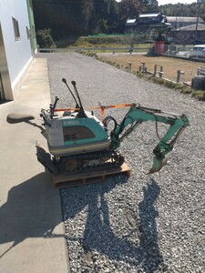 ユンボ コベルコ KOBELCO ユンボ ミニSS 1/2 福岡市発 引き取り限定