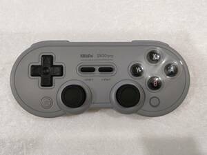 訳アリ品 ジャンク扱い 8BitDo SN30 Pro Bluetooth コントローラー Grayバージョン 正規品 ※ホームボタン認識しない