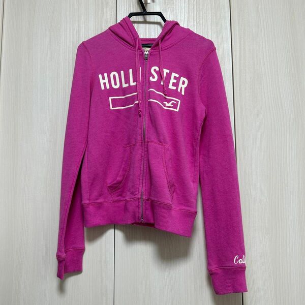 Hollister パーカー ピンク