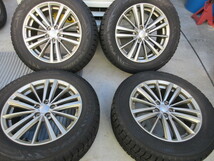 スバル純正アルミ　スタッドレスタイヤ　225/60R17９９Q　バリバリ山　フォレスター アウトバック など 東松山市引き取り歓迎　_画像1