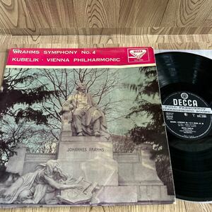 輸入盤 英 LP「クーベリック指揮//ブラームス:交響曲 第4番 OP 98」DECCA / SXL 2206