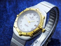 ブライトリング BREITLING Yachting 18KGP/Steel White Dial メンズ クォーツ ( 美品 ,電池新品) / 36mm_画像2