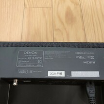 DENON サウンドバー　サブウーファー　DHT-C200　21年　通電OK_画像6