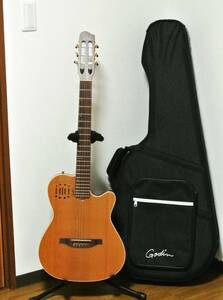 ☆Ｇｏｄｉｎ・ゴダン★Multiac Nylon Encore Godin エレガット☆純正ケース付★極美品☆