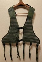 激レア美品97年90sビンテージ米軍LBYベストMOLLE VEST,LOAD BEARING実物US.ARMYナイロンODステンシル90年代ミリタリー1997年デッドストック_画像1