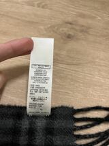 BURBERRY　バーバリー　マフラー　カシミア100％　未使用に近い　リバーシブル　新作　送料無料!!　現在定価88000円_画像8