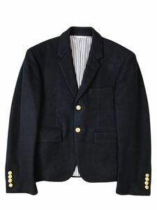 (D) THOM BROWNE トムブラウン 金釦 ウール カシミヤ ブレザー 00 ジャケット 