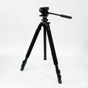 105 Manfrotto/マンフロット プロフルードミニ雲台 701HDV+SLIK/スリック 三脚 PRO700DX セット ※中古/現状品